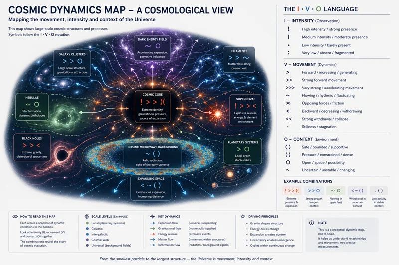 Cosmic Dynamics Map