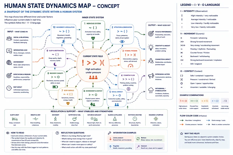 Human State Dynamics Map