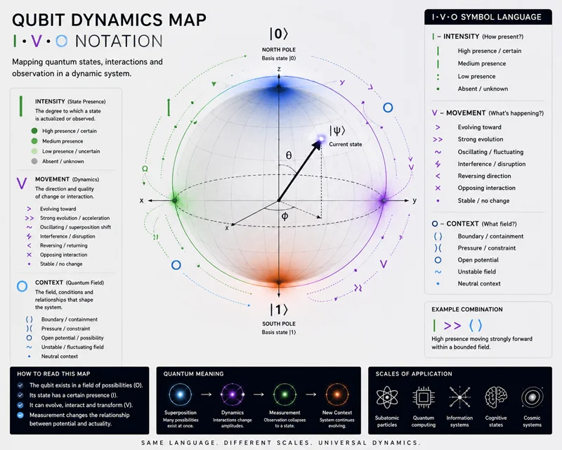 Qubit Dynamics Map
